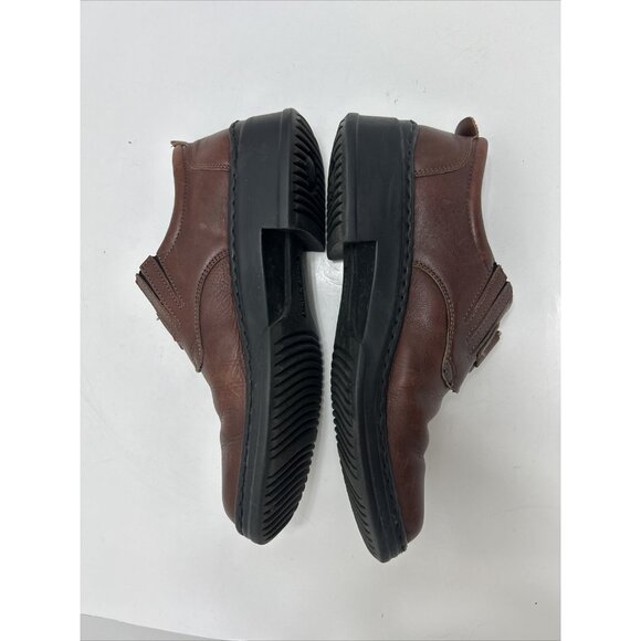 Josef Seibel Women’s Shoe Size 40 Eu 8 US brown Leather Loafers Buckle Slip On - Picture 3 of 9